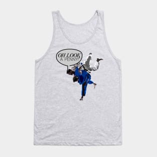 Jiu Jitsu - Hip Toss - Funny Jiu Jitsu Vector Illustration Tank Top